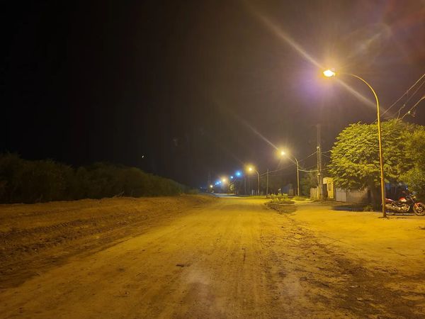 Avances del alumbrado público en los barrios