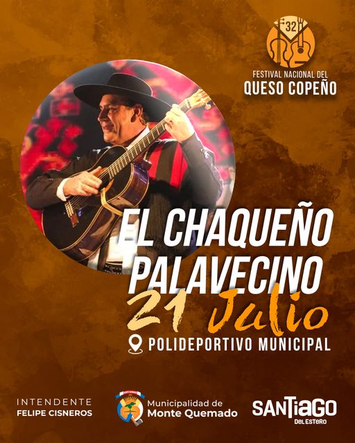 El Chaqueño Palavecino presente en el XXXII Festival Nacional del Queso Copeño