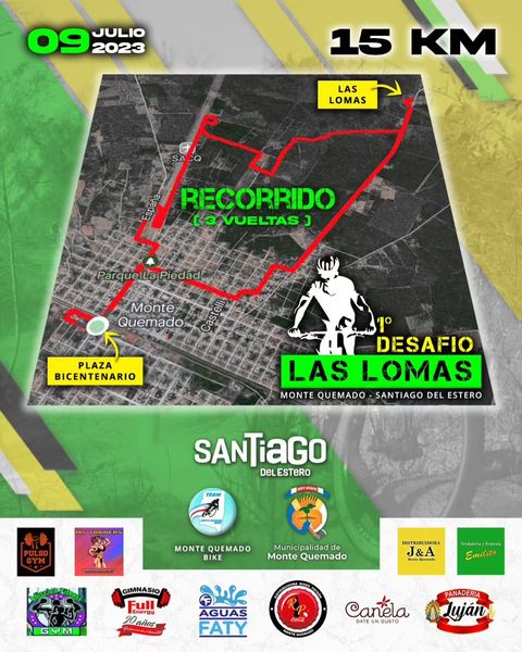 Desafío Las Lomas: Recorrido.