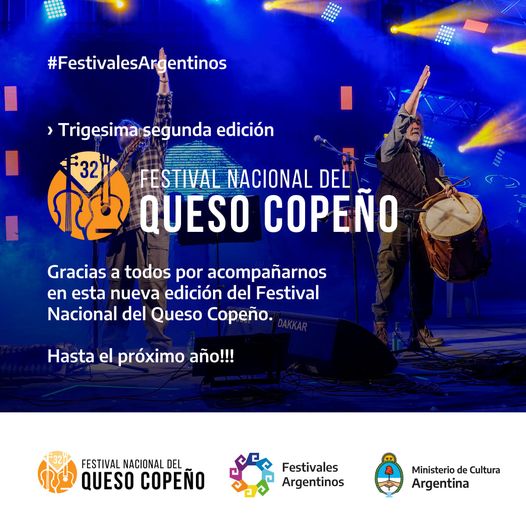 Nos vemos en la XXXIII edición del Festival Nacional del Queso Copeño