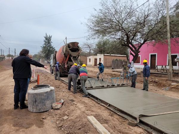 Pavimentación de la Av. Las Heras