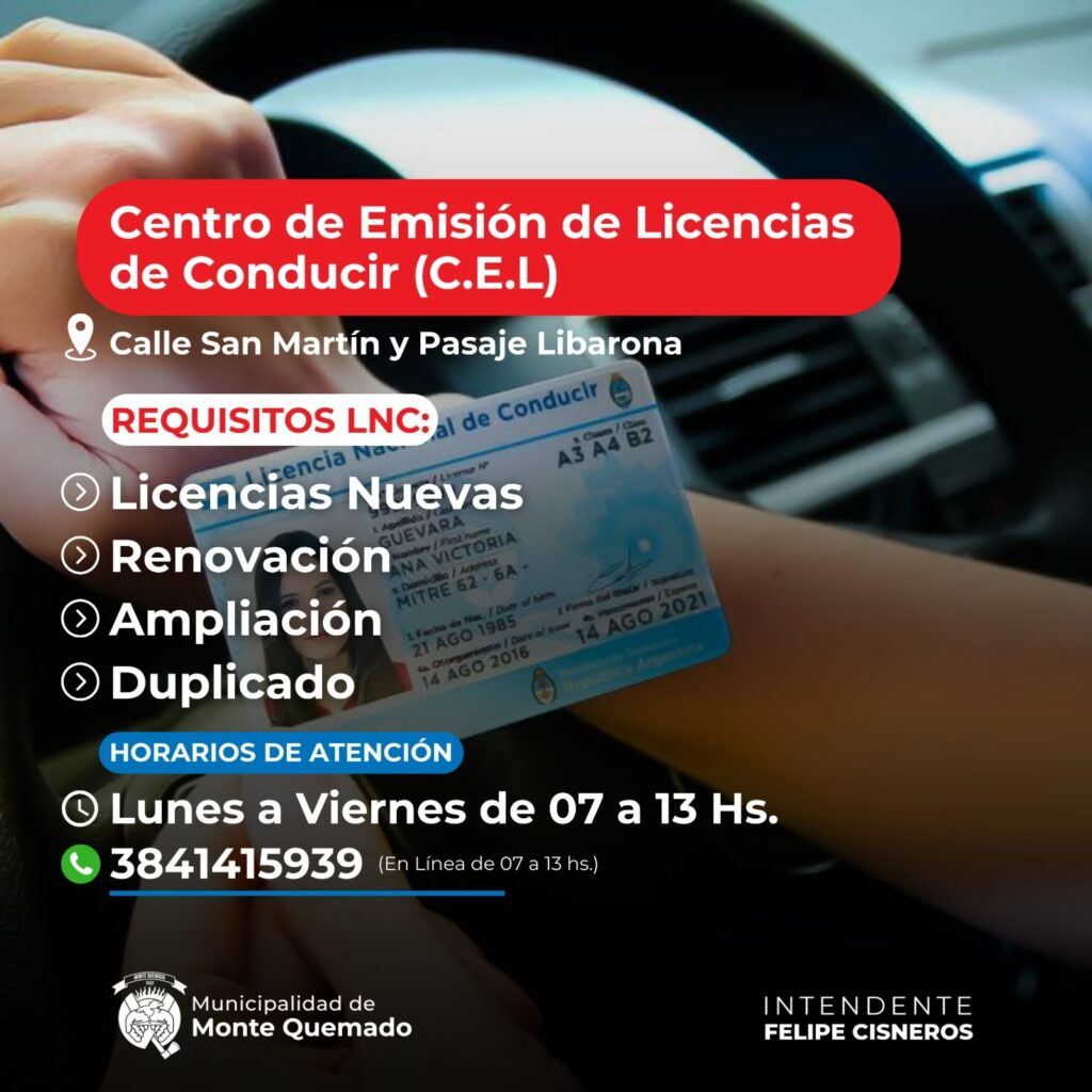 CENTRO DE EMISIÓN DE LICENCIAS DE CONDUCIR ?