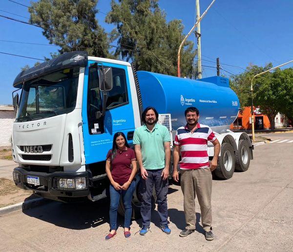 El municipio recibió de Nación un camión tanque