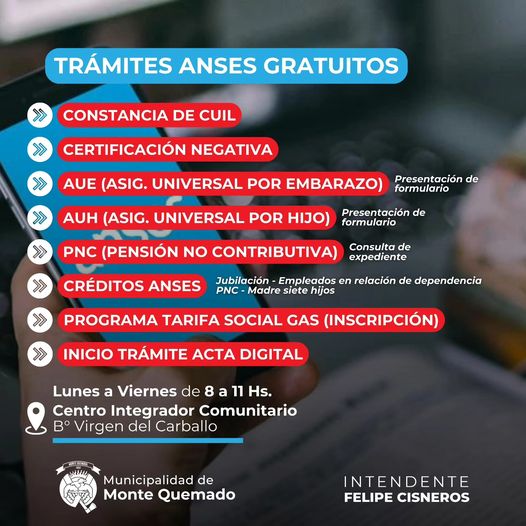 Tramites ANSES gratuitos