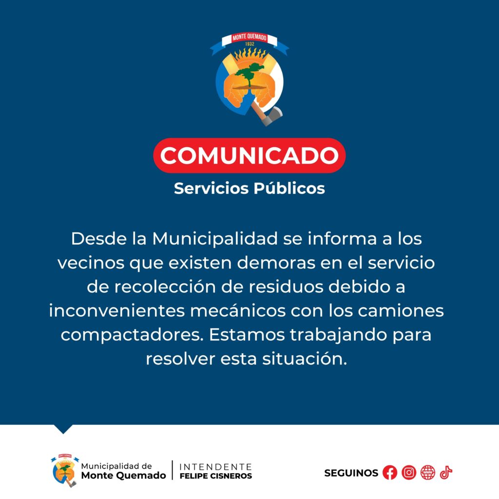 Comunicado: Servicios Públicos