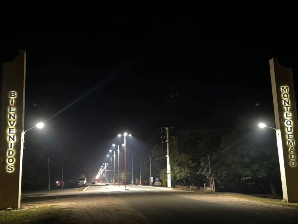 Reconversión lumínica LED: más seguridad y eficiencia para Monte Quemado