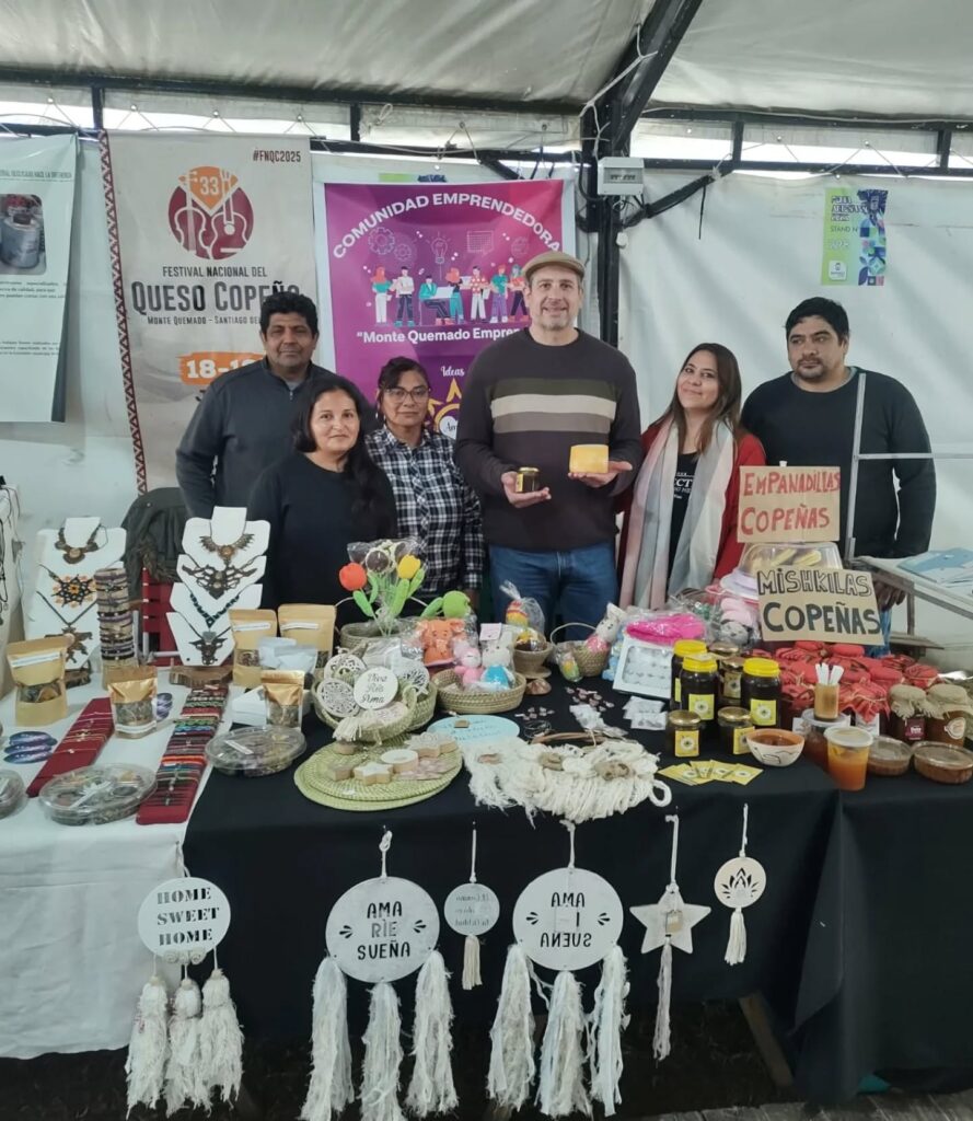 Monte Quemado presente en la Feria Artesanal «Madre de Ciudades»