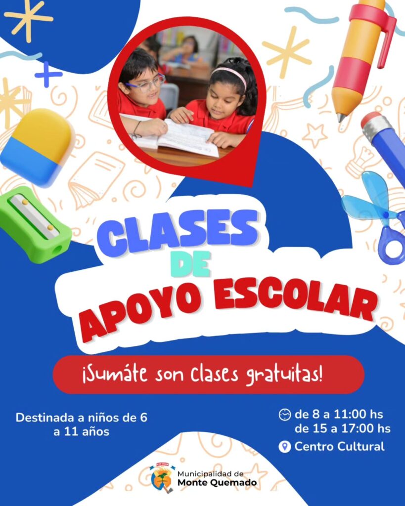 Clases de apoyo gratuitas