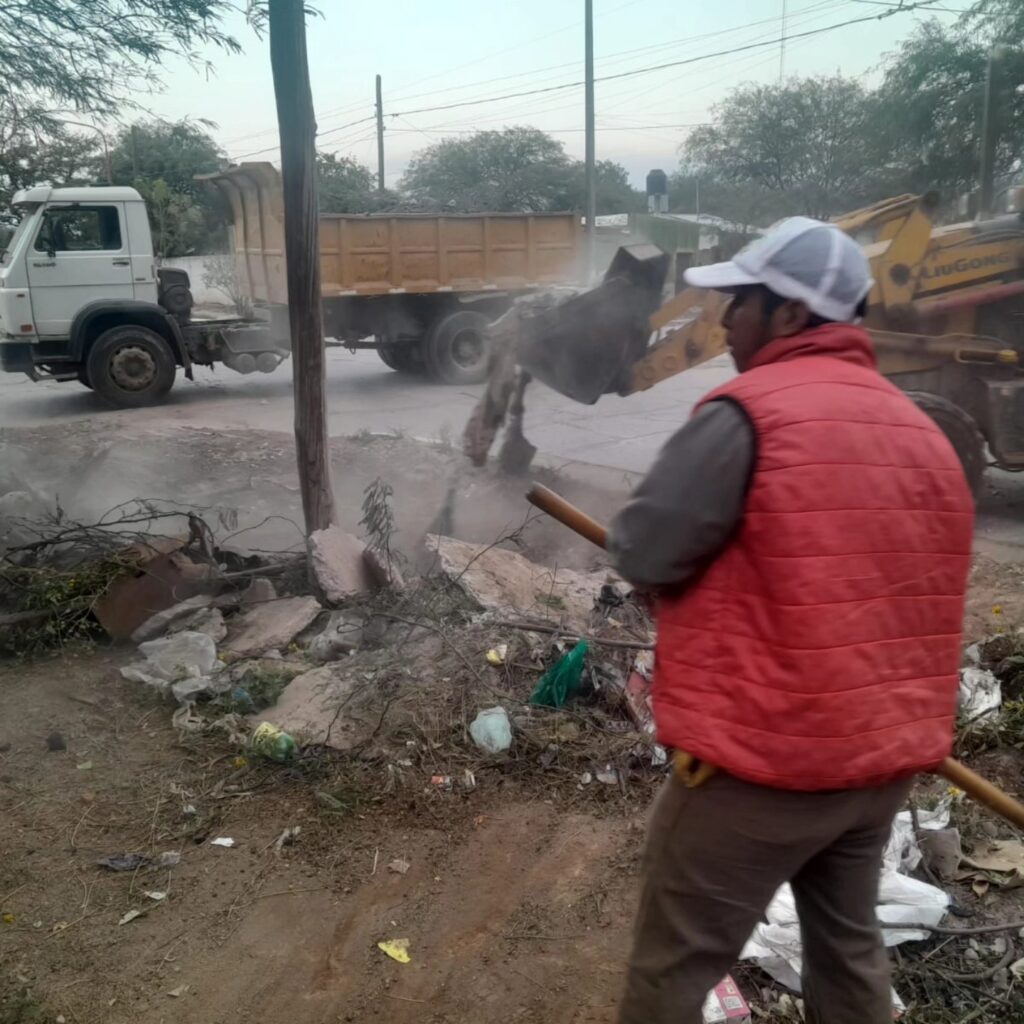 Operativo de Limpieza en Monte Quemado
