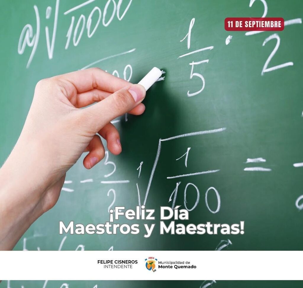 Feliz Día del Maestro y la Maestra