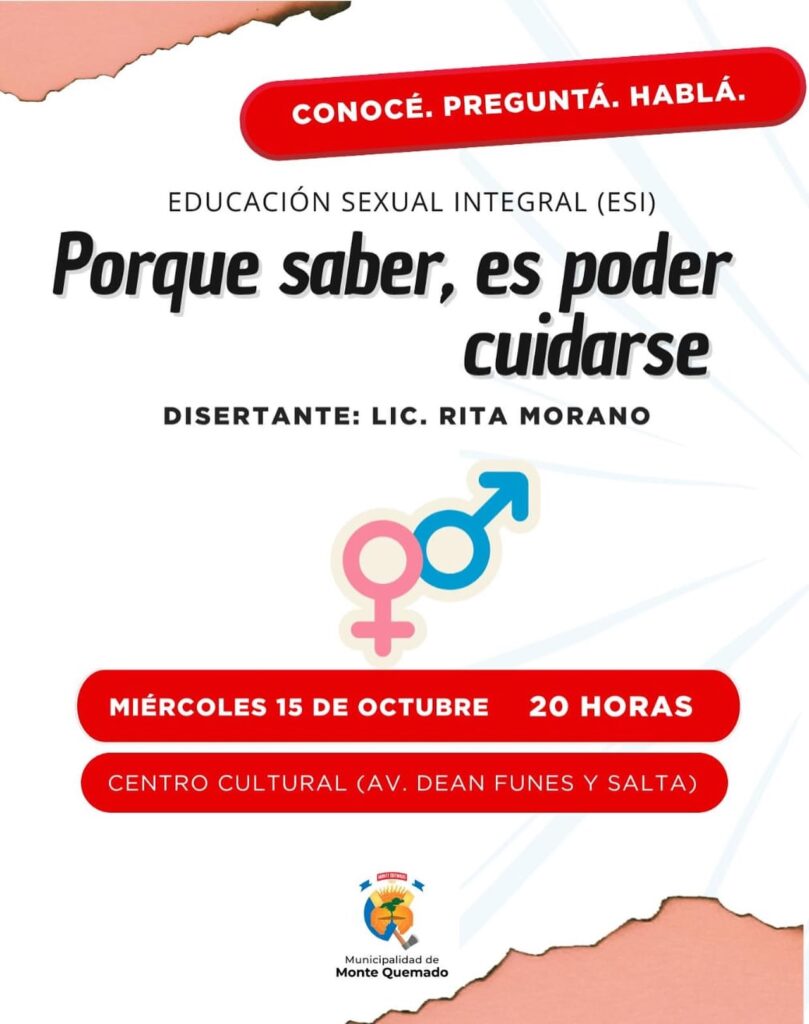Charla sobre Educación Sexual Integral (ESI)