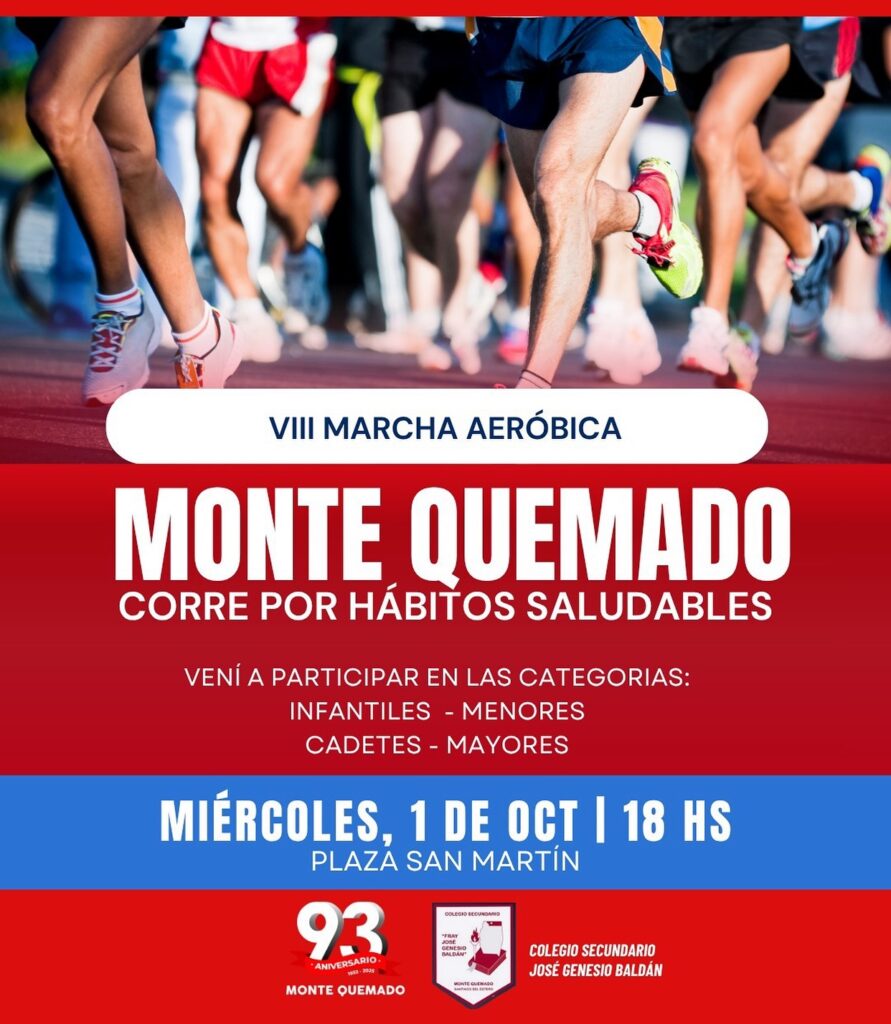 VIII Marcha Aeróbica en Monte Quemado