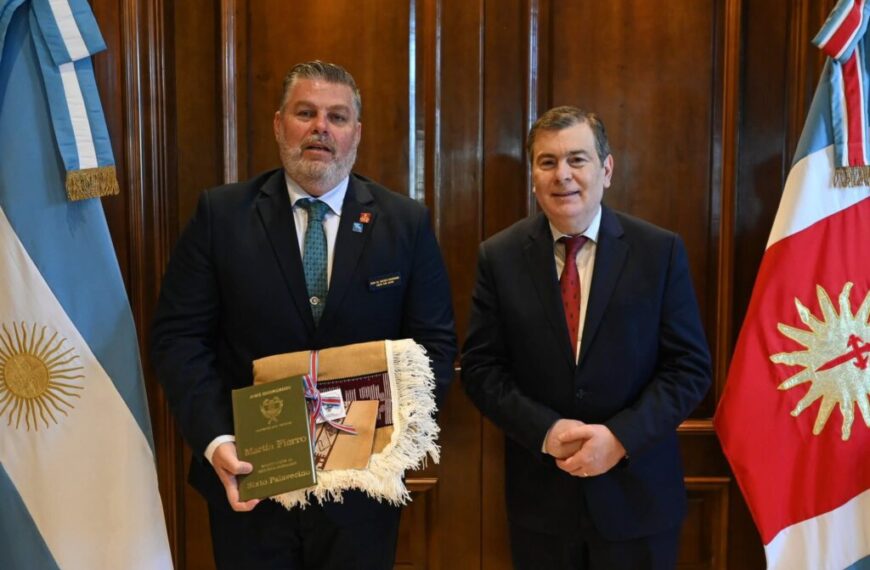 Gerardo Zamora recibió la visita del gobernador del Distrito 4851 del Rotary Club