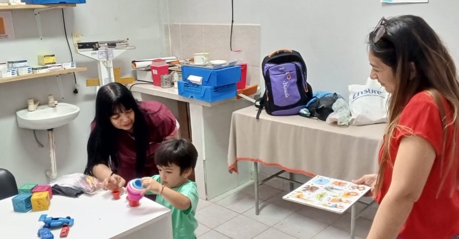 Jornada fonoaudiológica en el CIC de Monte Quemado