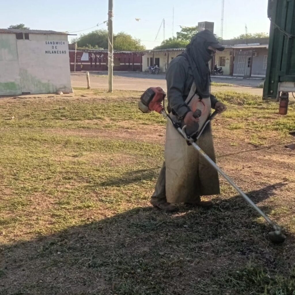 Monte Quemado limpio y ordenado