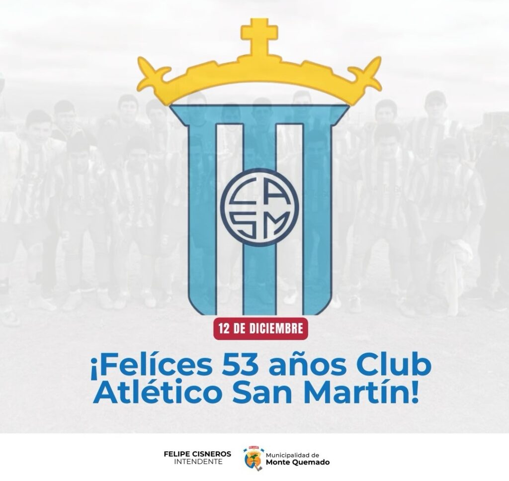 Feliz Aniversario Club Atlético San Martín, hoy “El Santo” esta de cumpleaños
