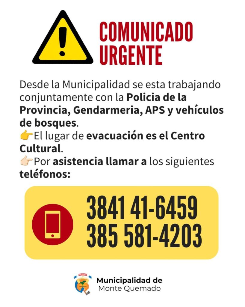 Comunicado urgente