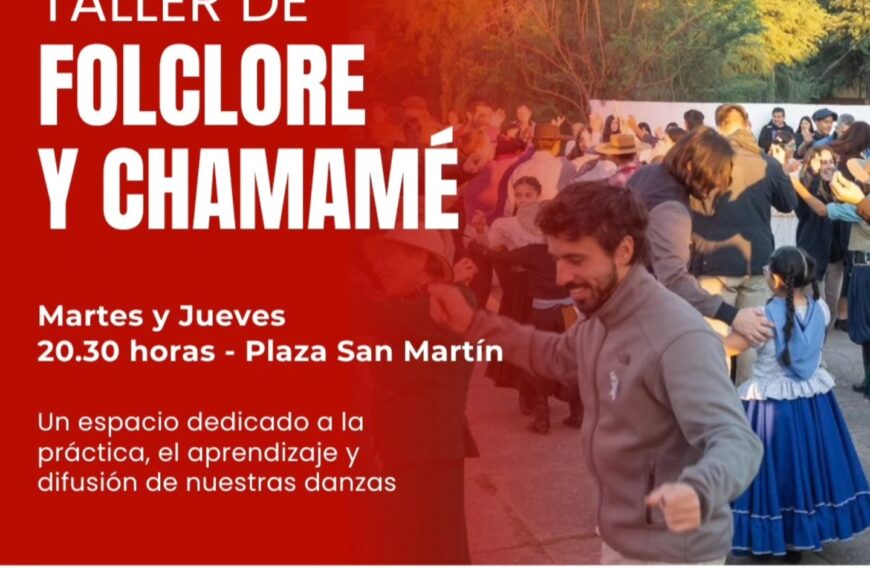 El Taller de Folclore y Chamamé te espera