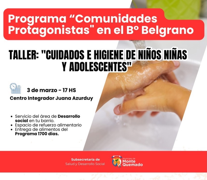 Continúanos con el programa “Comunidades Protagonistas”