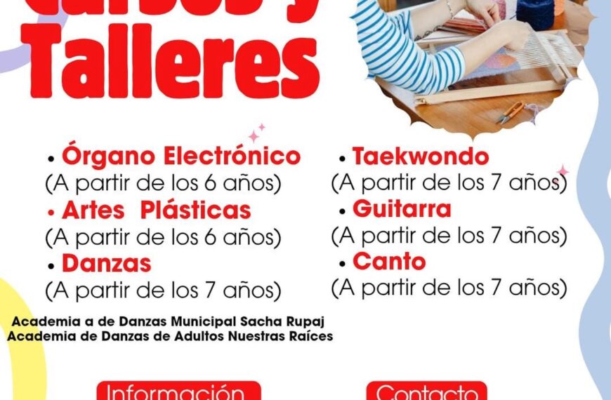 Cursos y Talleres 2026