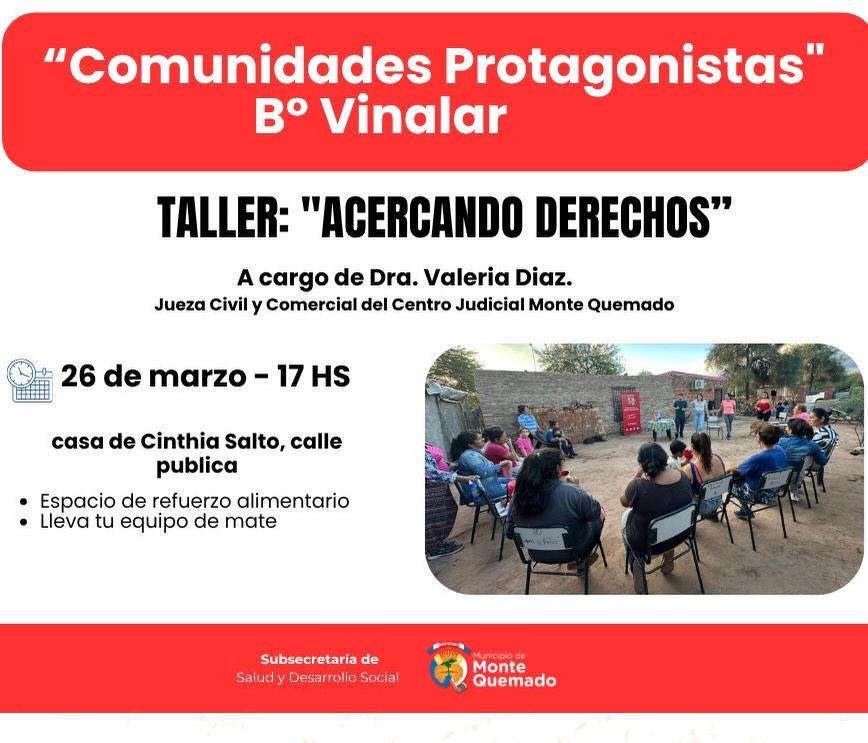 Comunidades Protagonistas en B° Vinalar