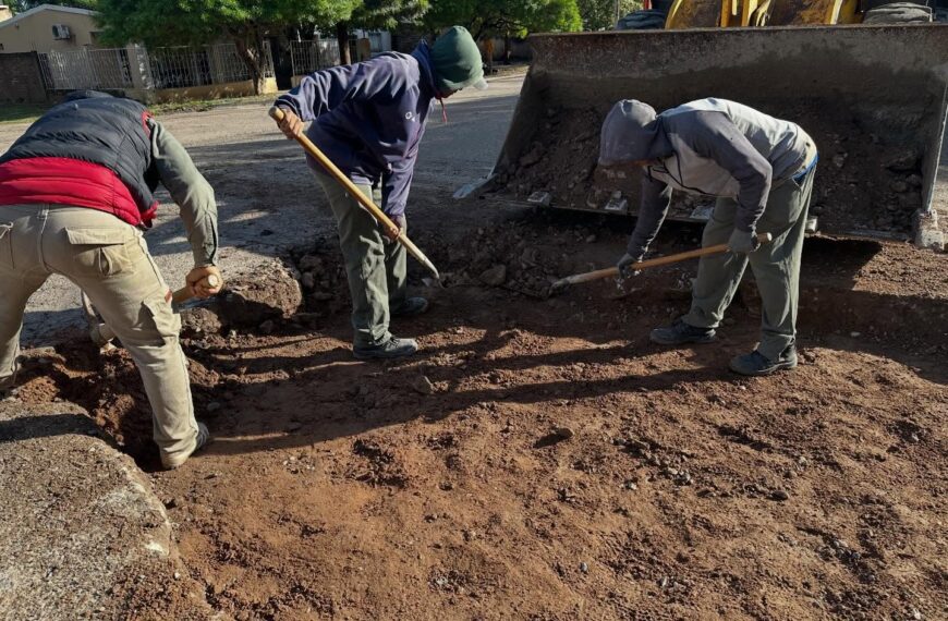 Trabajos de Bacheo en la Ciudad