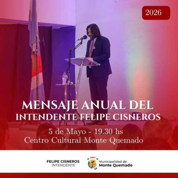 Mensaje Anual del Intendente 2026