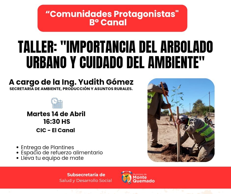 Taller “Importancia del Arbolado Urbano y Cuidado del Ambiente”