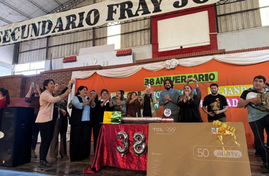 Feliz 38° Aniversario, Colegio Fray José Genesio Baldan
