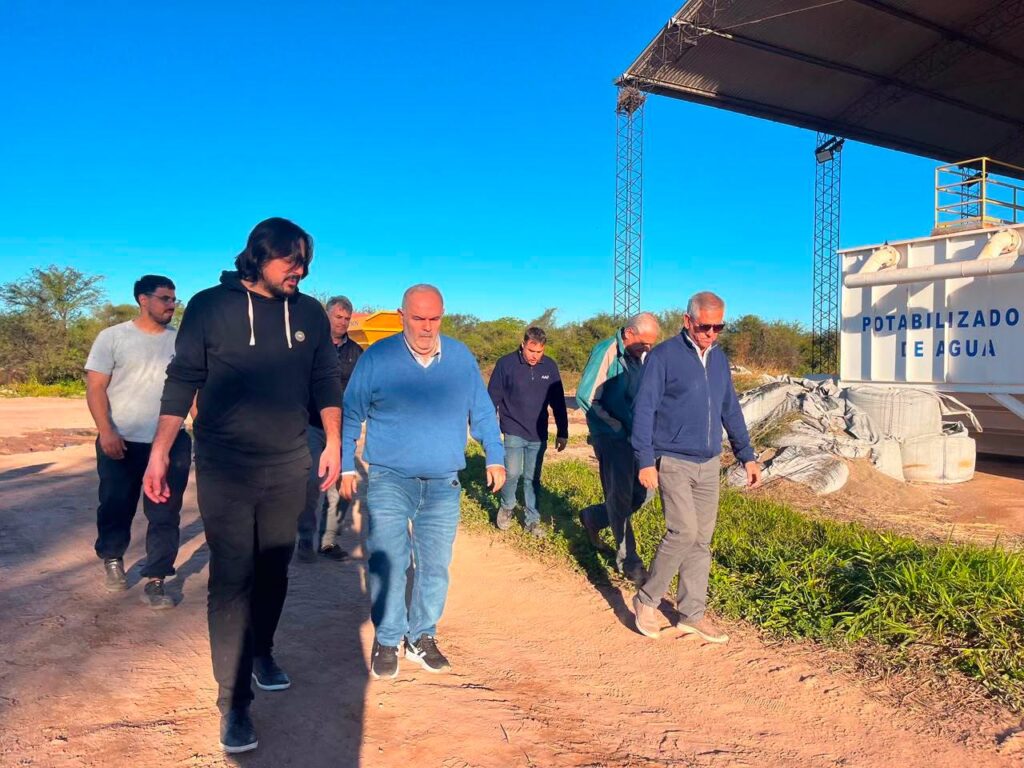Supervisión del avance de la nueva Planta Potabilizadora de Monte Quemado