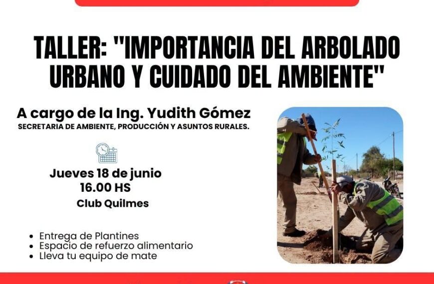 Comunidades Protagonistas: Taller sobre Arbolado Urbano