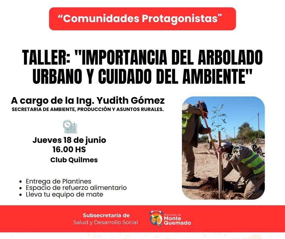 Comunidades Protagonistas: Taller sobre Arbolado Urbano