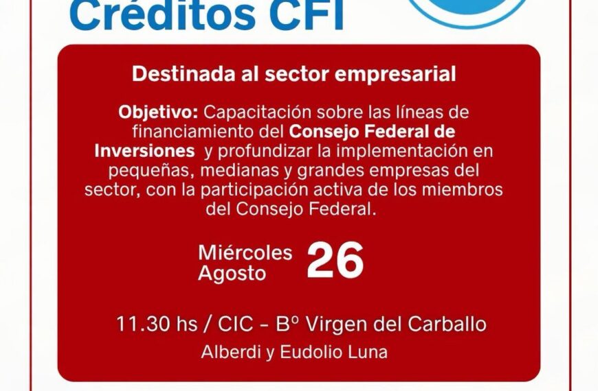 Reunión informativa – Créditos CFI