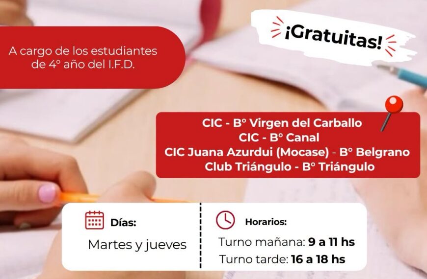 Clases de apoyo