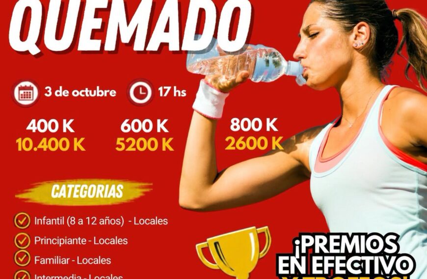 2da Maratón 94 Aniversario de Monte Quemado